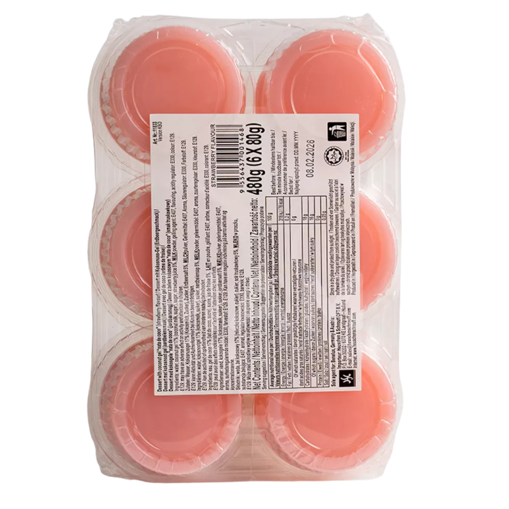 COCON Nata de Coco Aardbei 480G