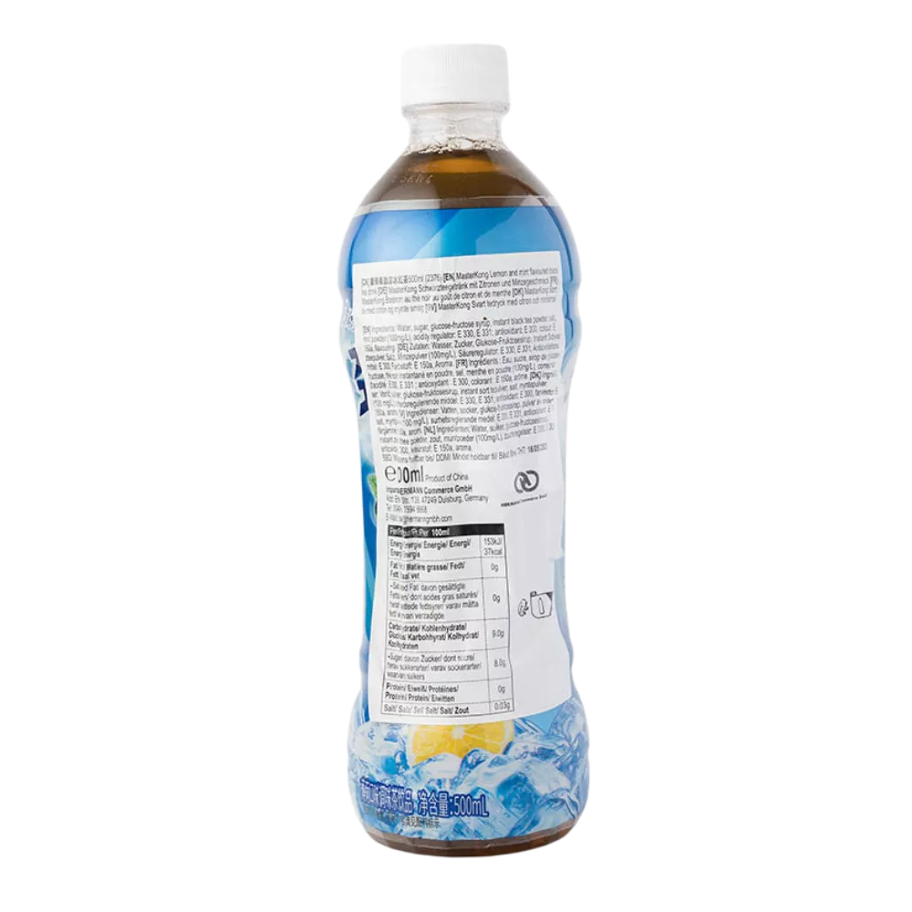 MASTER KONG Black Tea With Mint 500ML
