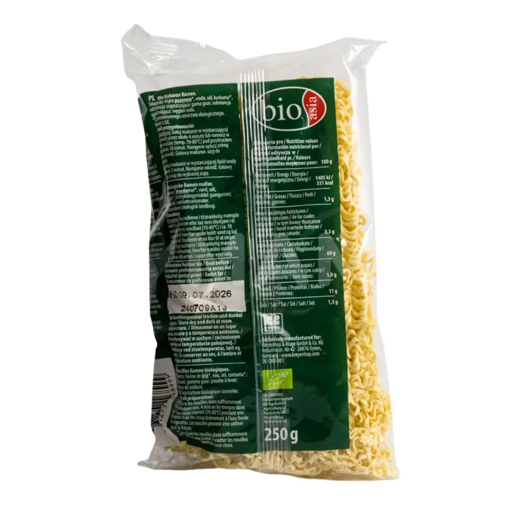 BIOASIA Biologische Ramen-noedels 250G