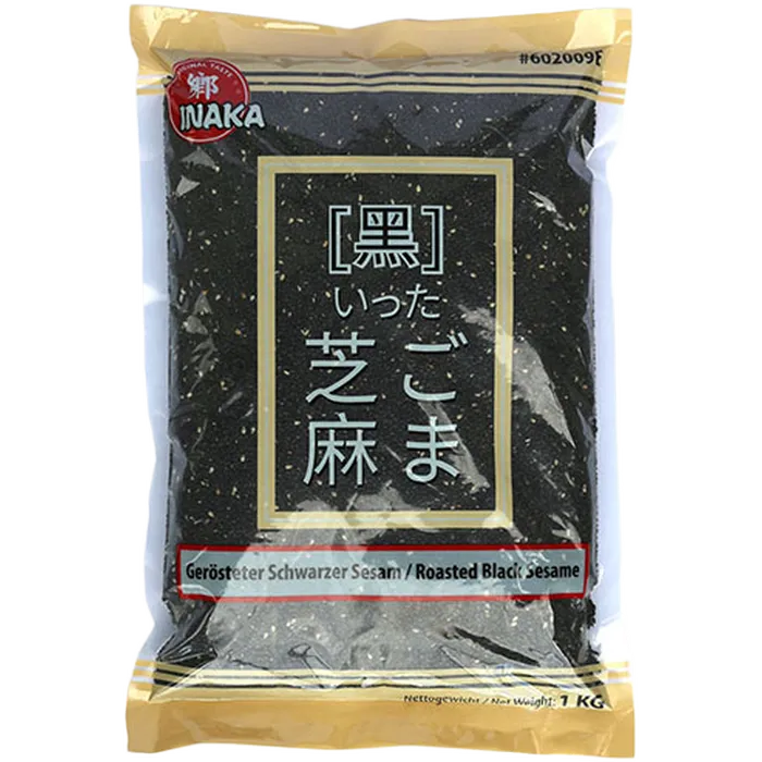 INAKA Gerösteter Sesam Schwarz 1KG
