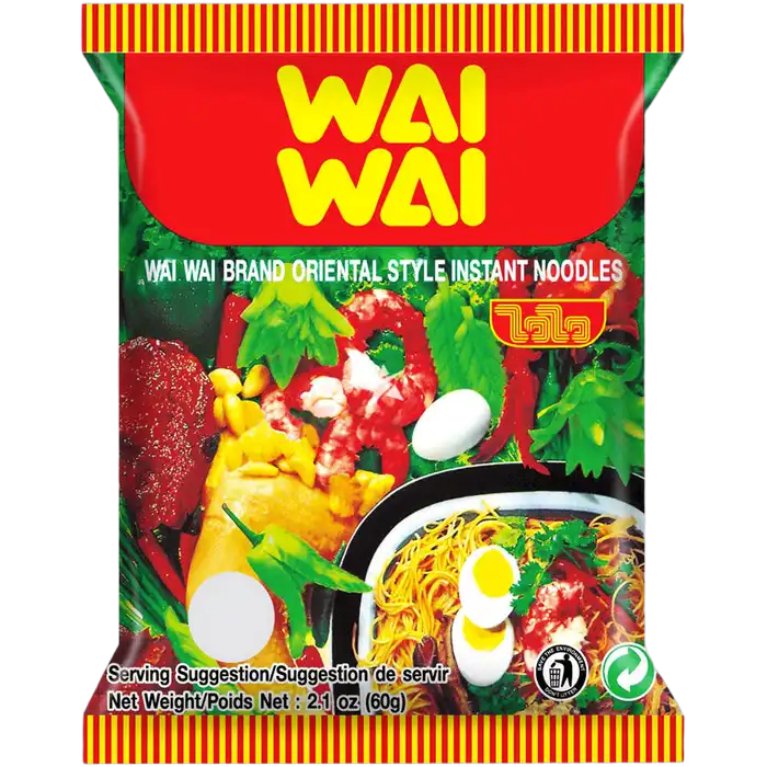 WAI WAI Inst. Noodles Oriental Style 60G
