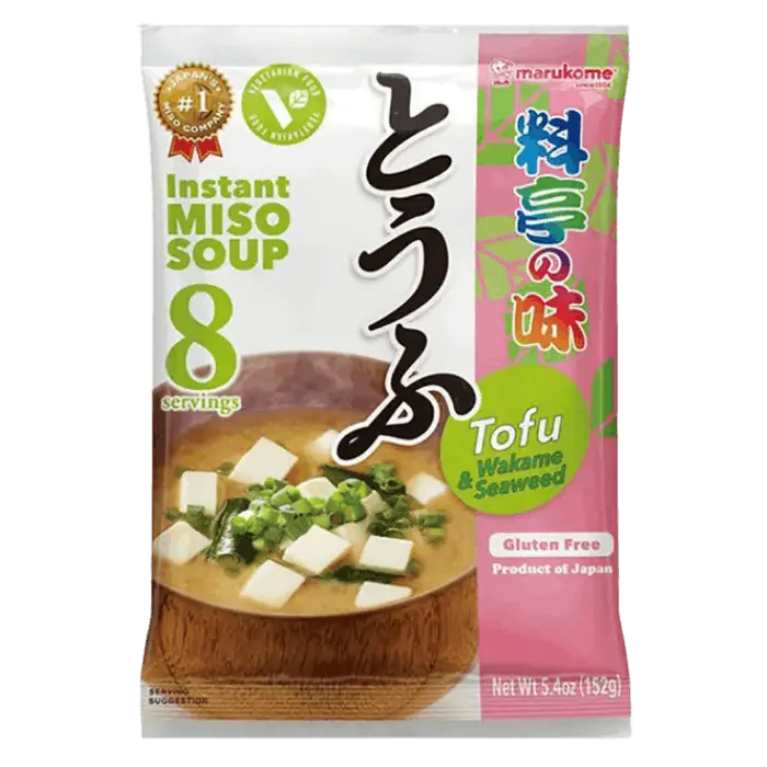 MARUKOME Miso Suppe Wakame Tofu 152G Japanische Instant Misosuppe