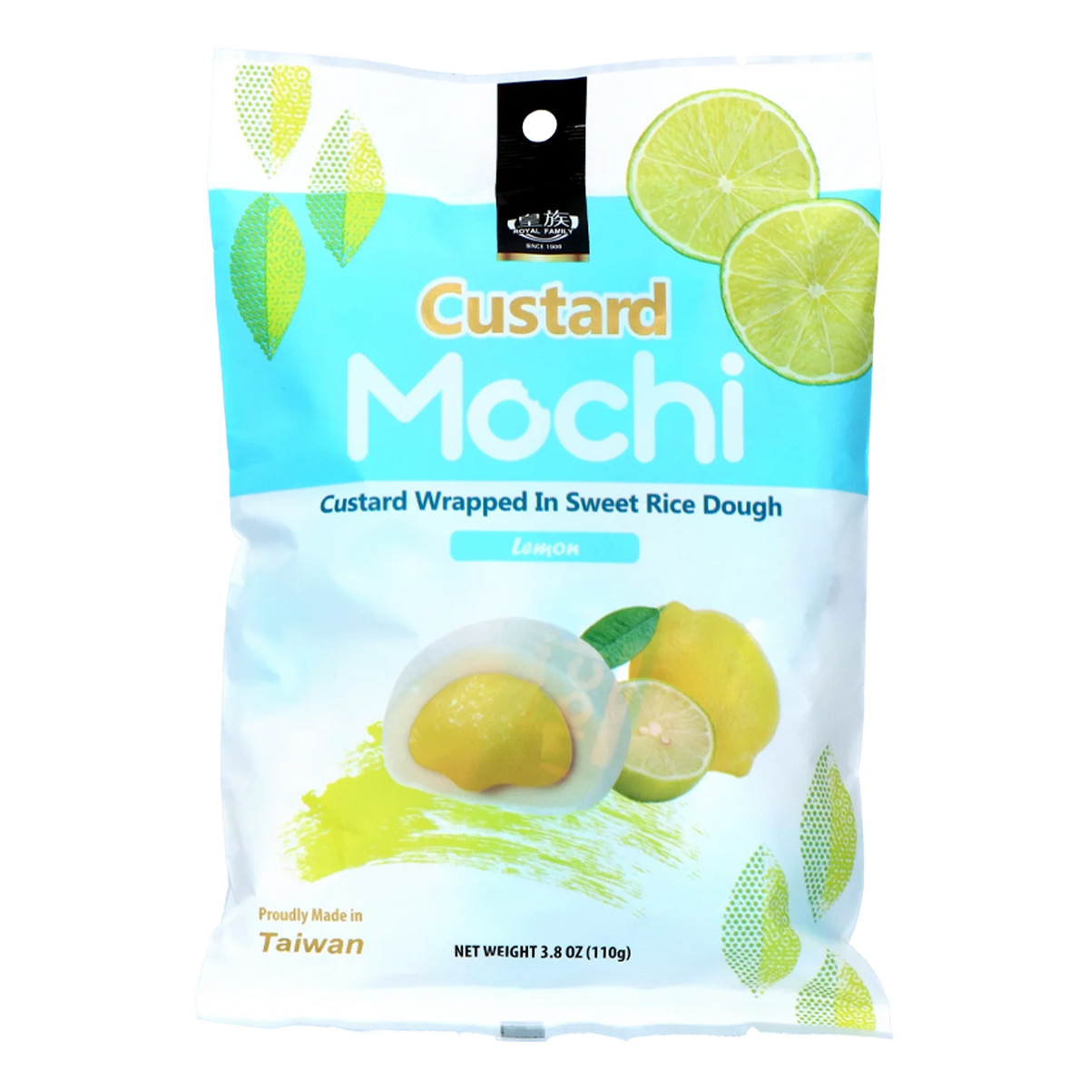 ROYAL FAMILY Custard Fruit Mochi Lemon 110G