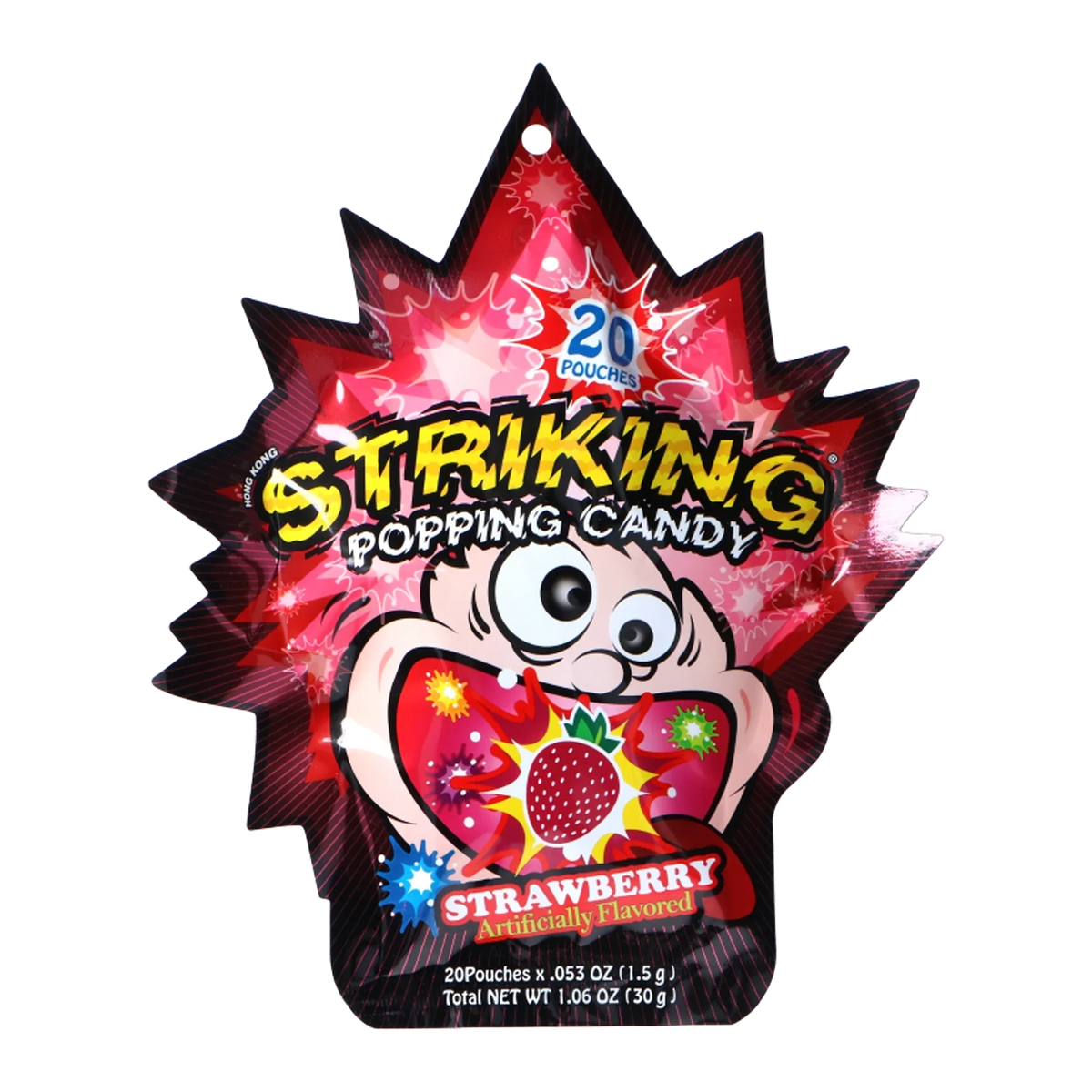 STRIKING Popping Candy Strawberry 30G