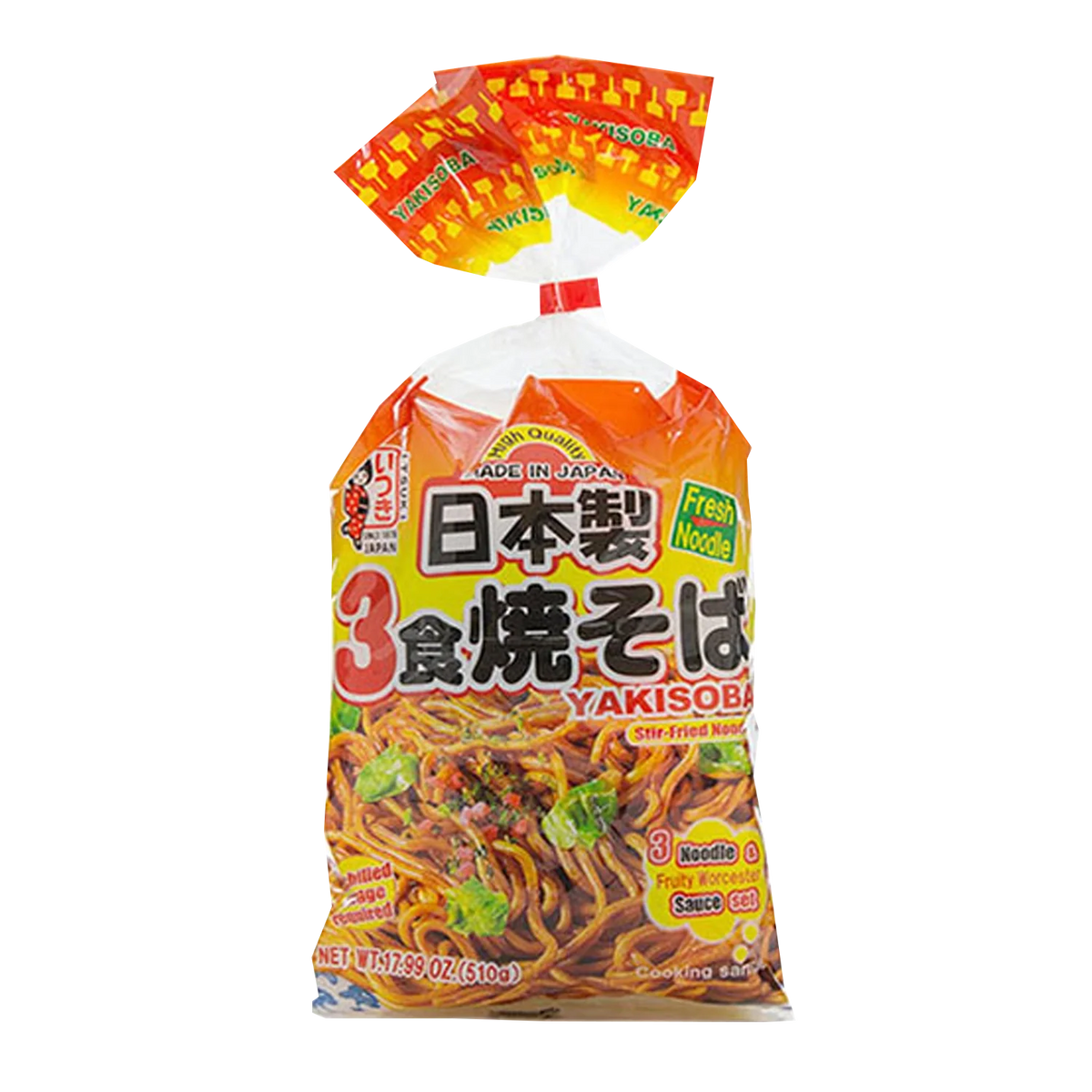 ITSUKI Yaki Soba Noodles with Sauce 510G