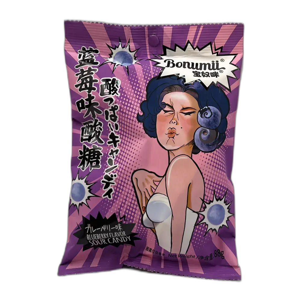 BONUMII Sour Candy Blueberry Flavor 88G
