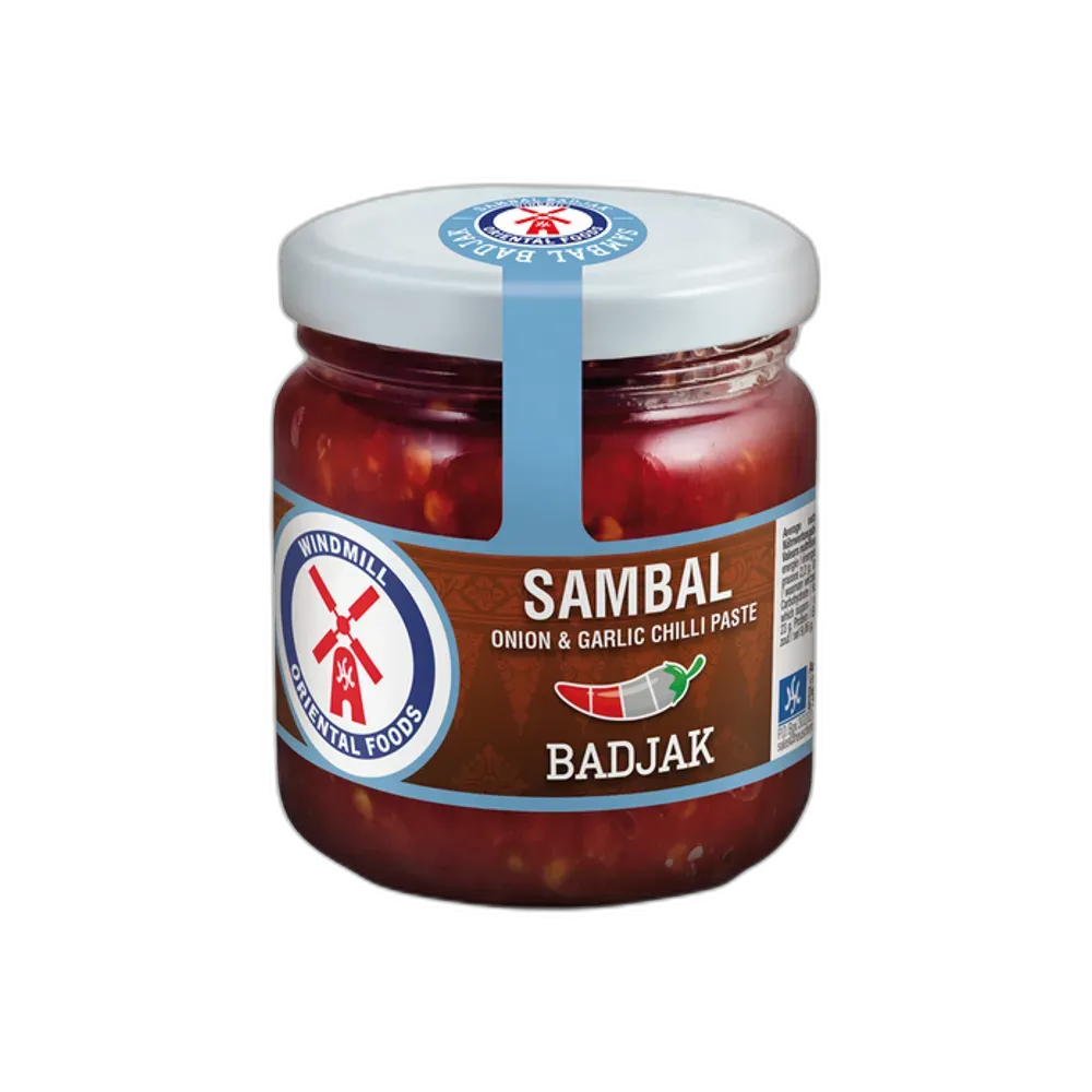 WINDMILL Sambal Badjak 200G – Mild Asian chili paste