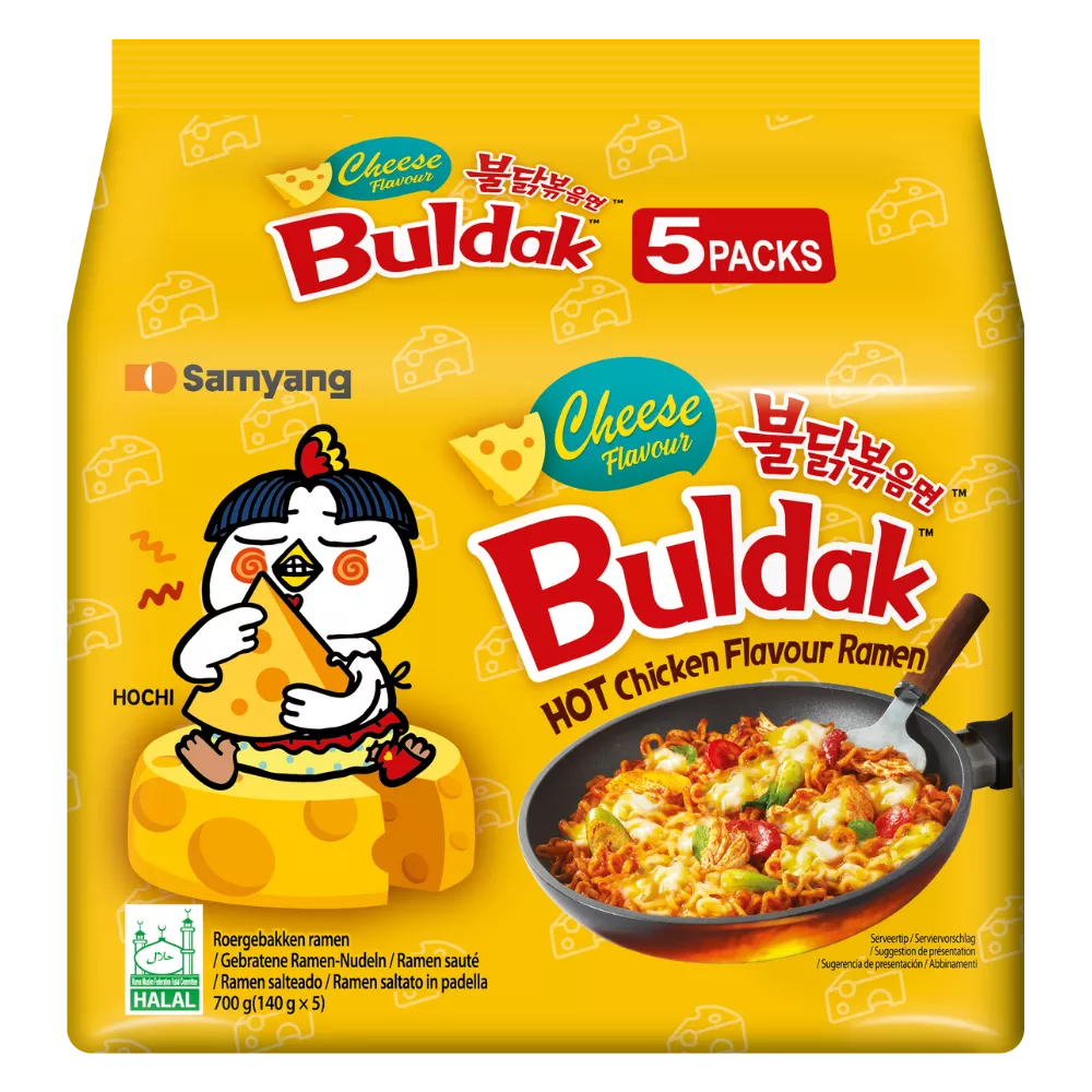 SAMYANG Buldak Cheese Instant Ramen 5x140G