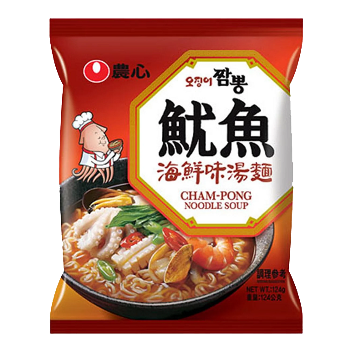 NONGSHIM Instant Nudeln Champong 124G