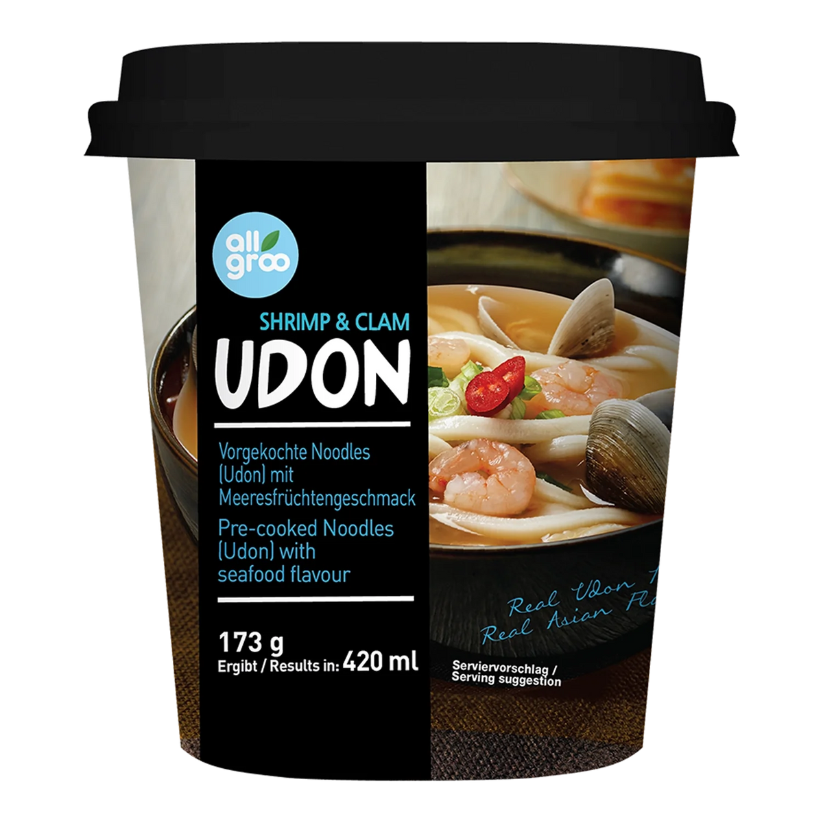 ALLGROO Udon Shrimp&Clam 173G