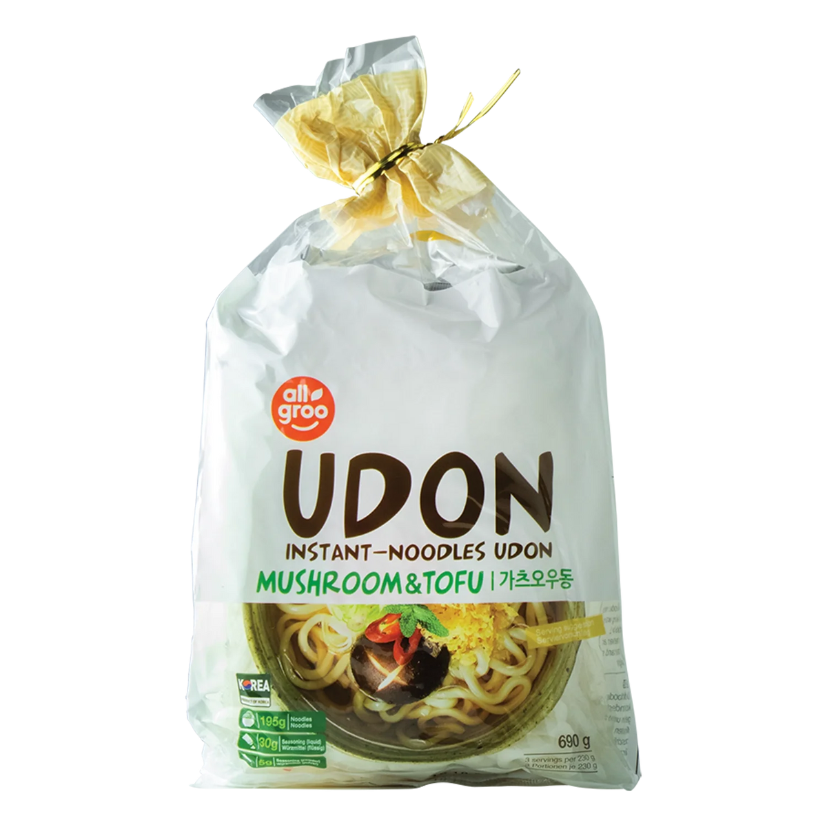 ALLGROO Udon Mushroom and Tofu 690 G