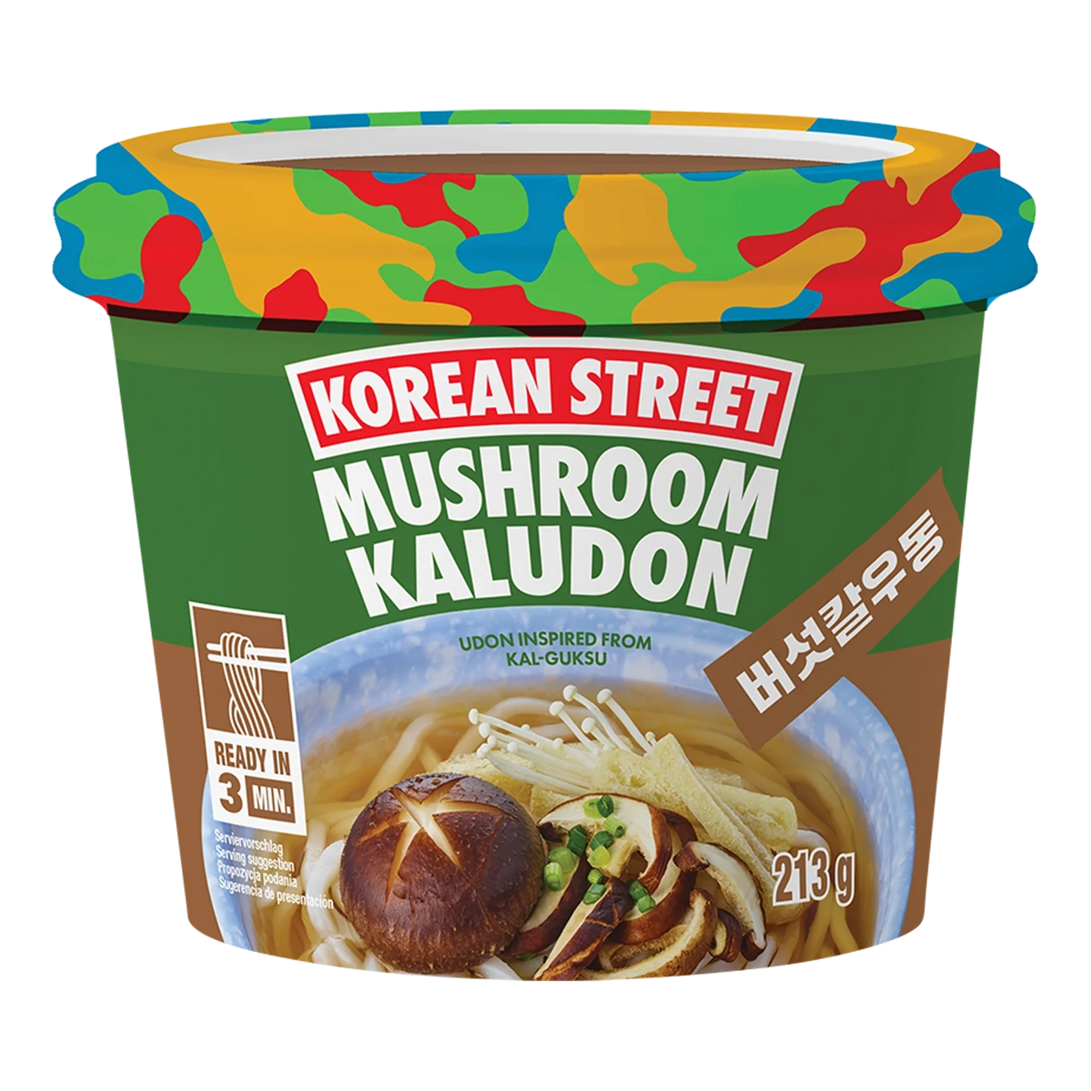 KOREAN STREET Inst.Nudeln Mushroom Kaludon 213G