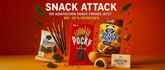 Snack Attack: Die besten asiatischen Snack-Trends jetzt mit -20 % entdecken
