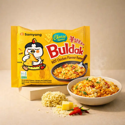 SAMYANG Buldak Cheese Instant Ramen Monatsvorrat 40 x 140G