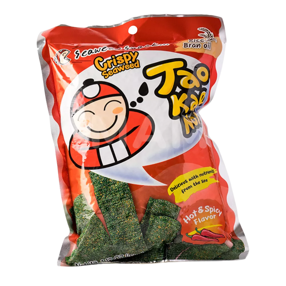 TAOKAENOI Krokant Zeewier Heet & Pittig Smaak 32G