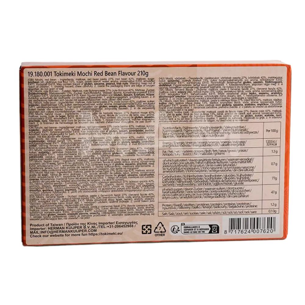 TOKIMEKI Mochi Red Bean 210G