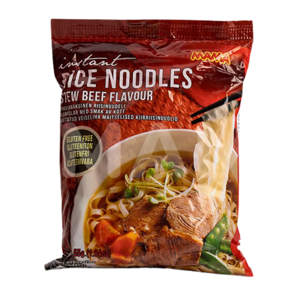 MAMA Instant Rice Noodles Stew Beef Gluten Free 55G