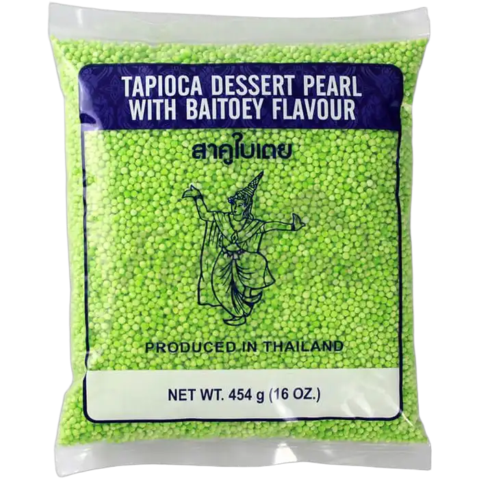 THAI DANCER tapioca pearls Baitoey green 454G
