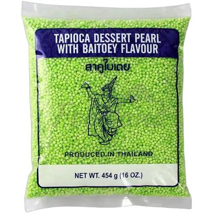 THAI DANCER tapioca pearls Baitoey green 454G