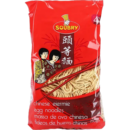 Noodles Chinese Egg SOUBRY Pk 250g