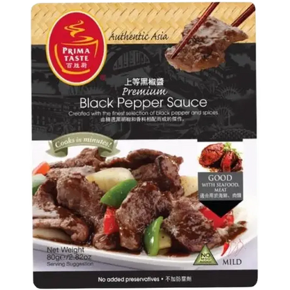 PRIMA TASTE Premium Zwarte Pepersaus 80G