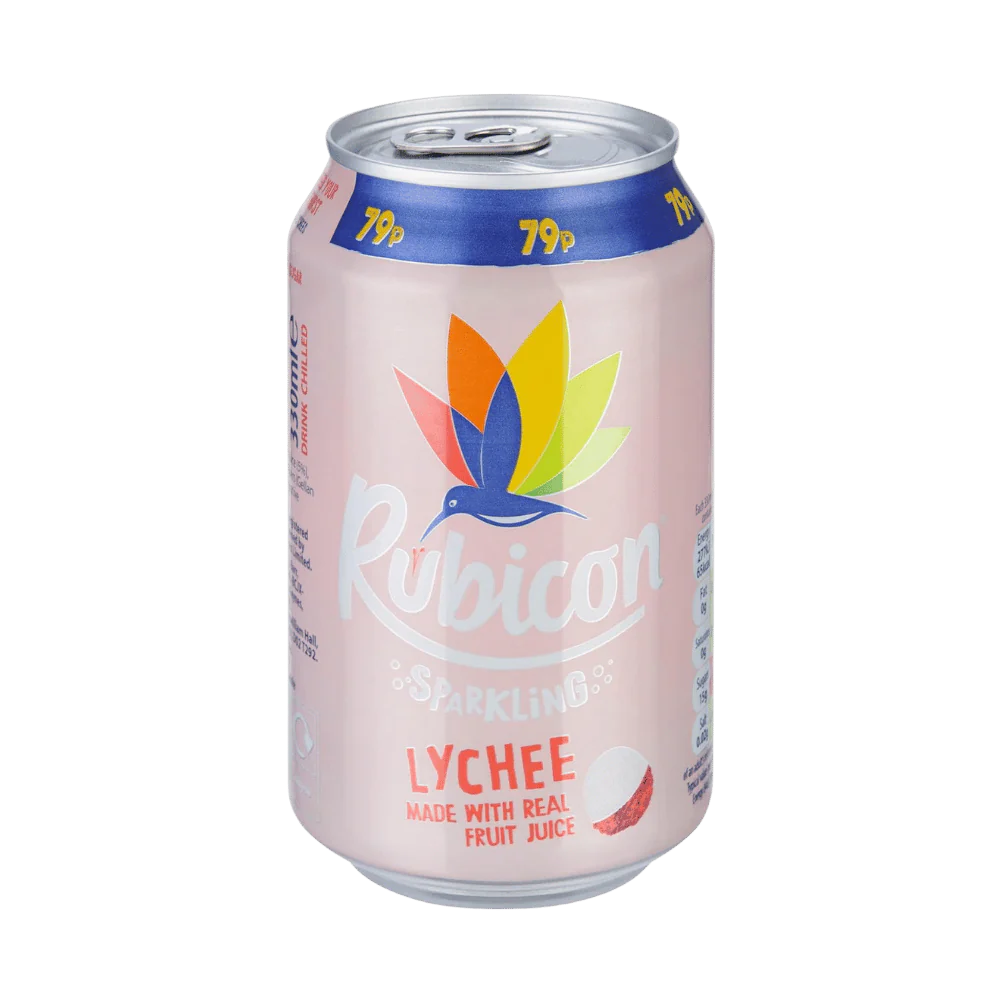 RUBICON Sparkling Lychee Can 330ML