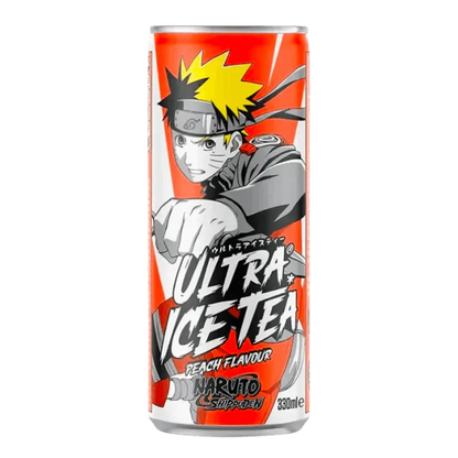 ULTRA ICE TEA BIO Naruto Pfirsich 330ML Pfirsich Eistee in Anime Dose