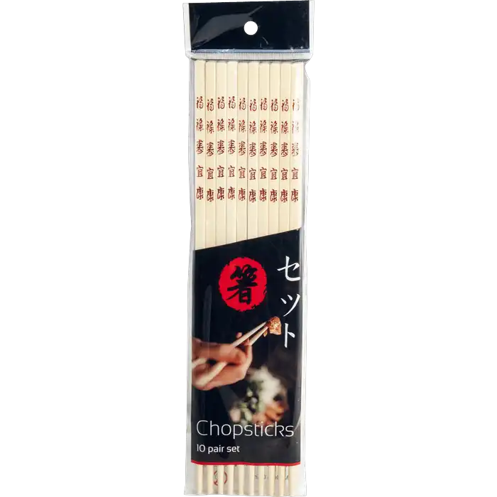 Bamboo chopsticks 25CM 10 pairs