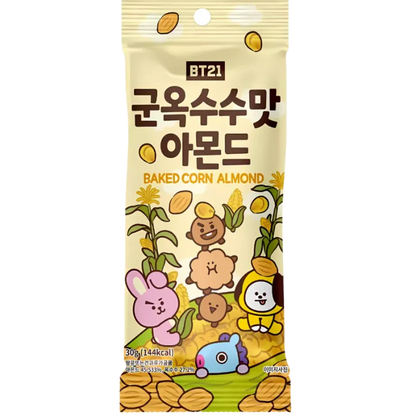 LINE FRIENDS BT21 Baked Corn Almond 30G