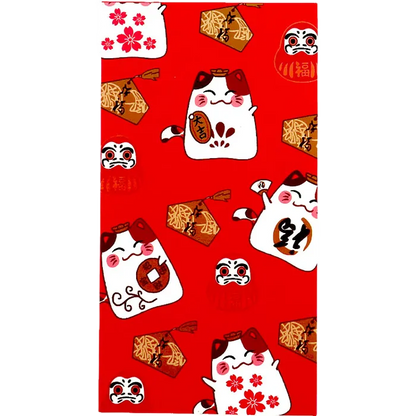 Red Envelope Hong Bao Lucky Cat A 5pcs per pack