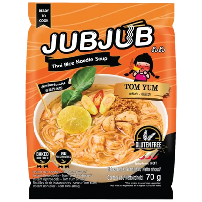 JUBJUB Inst. Rice Noodles Tom Yum 70G