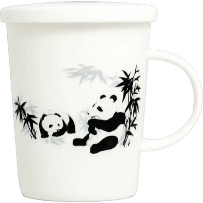 Teebecher Mit Filter PANDA √ò9,5cm/H11cm