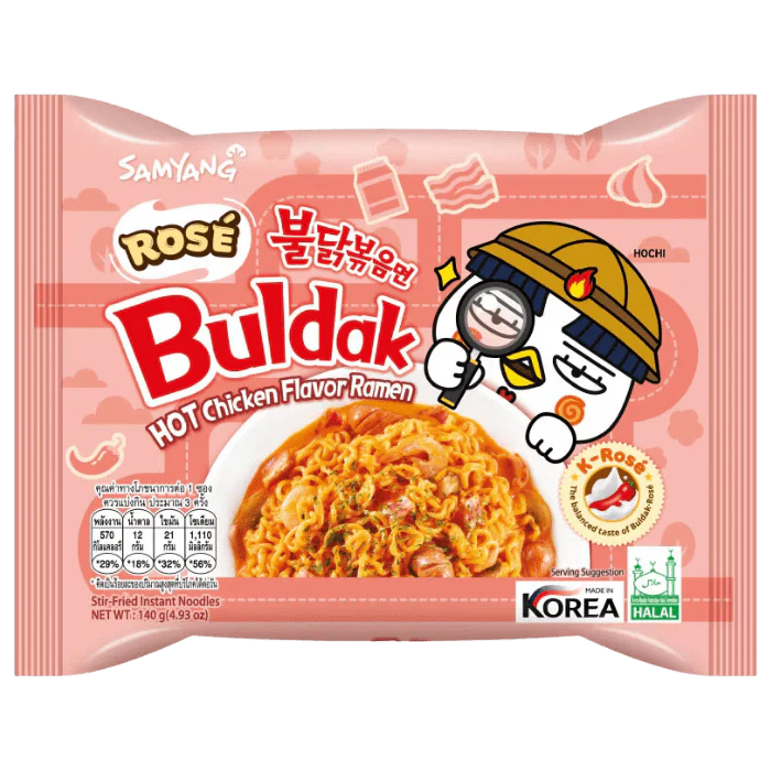 SAMYANG Buldak Ramen Roos Hete Kip 140G
