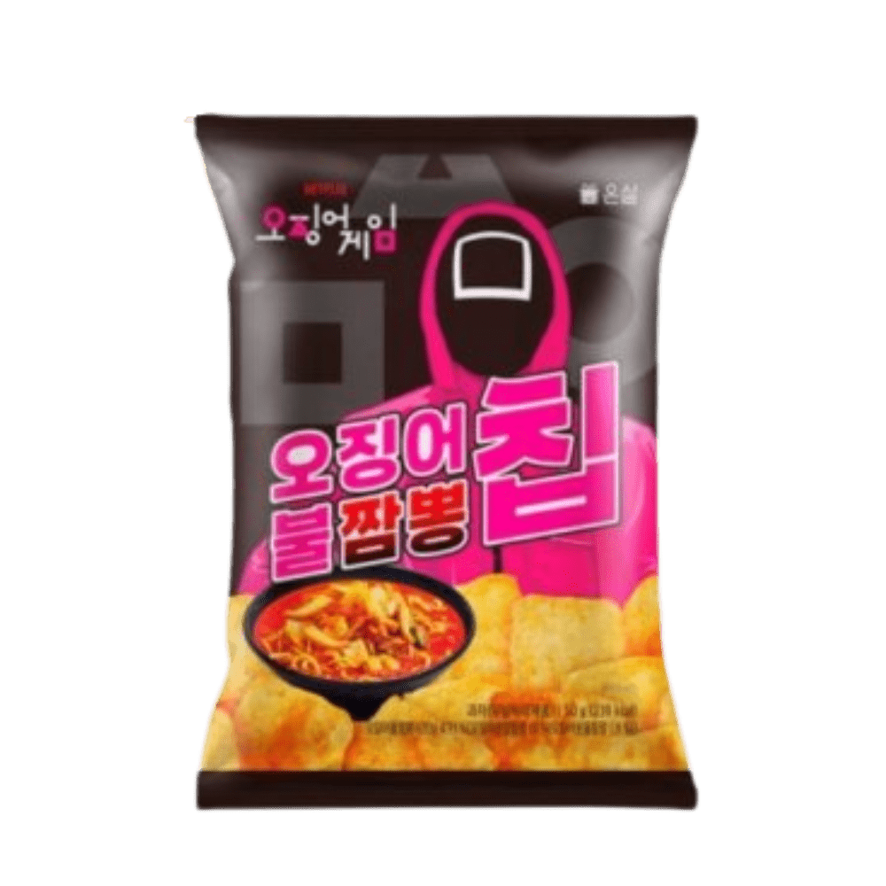 NETFLIX Squid Game Spicy Squid Jjamppong Chips 50G