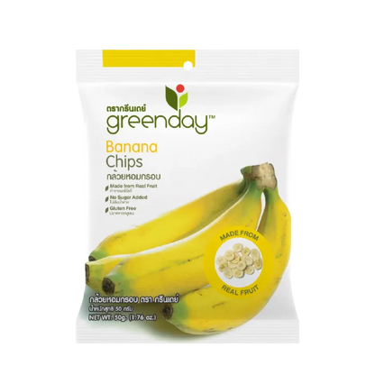 GREENDAY Bananenchips 50G