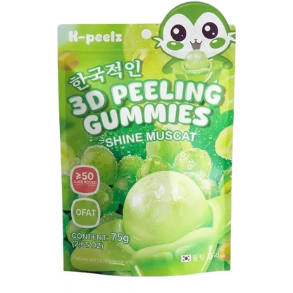 K-PEELZ Peelable Gummies Shine Muscat 75G