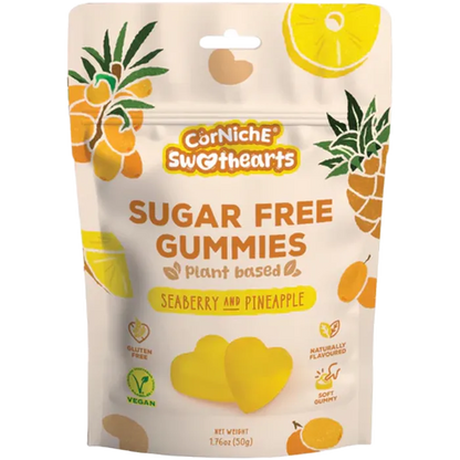 CORNICHE Sugarfree Gummie Sea Buckthorn & Pineapple 50G