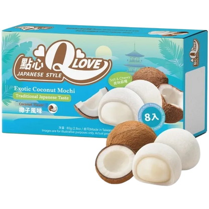 QLOVE Mochi Exotic Coconut Premium 80G