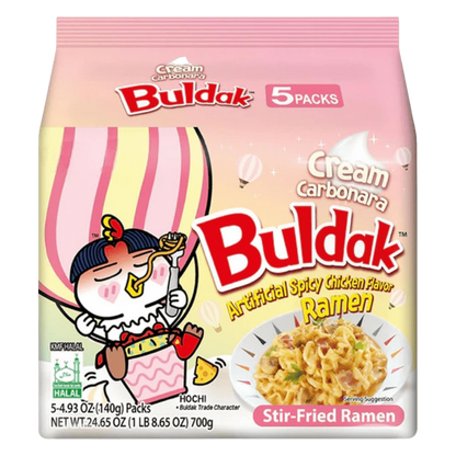 SAMYANG Buldak Ramen Crème Carbonara 5x140G