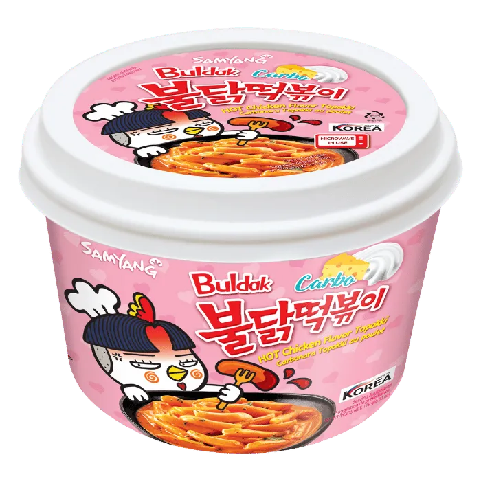 SAMYANG Buldak Carbonara Teokbokki Bowl 179G