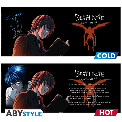 DEATH NOTE Mug Heat Change Kira&Ryuk 460ml