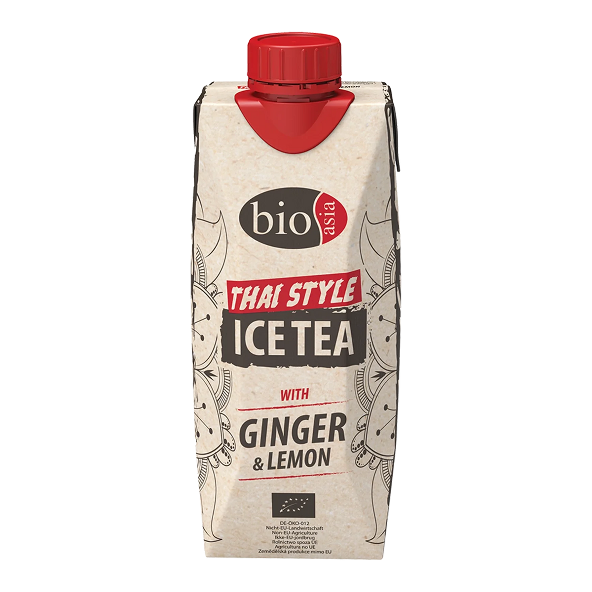 BIOASIA organic iced tea with ginger and lemon 500ML