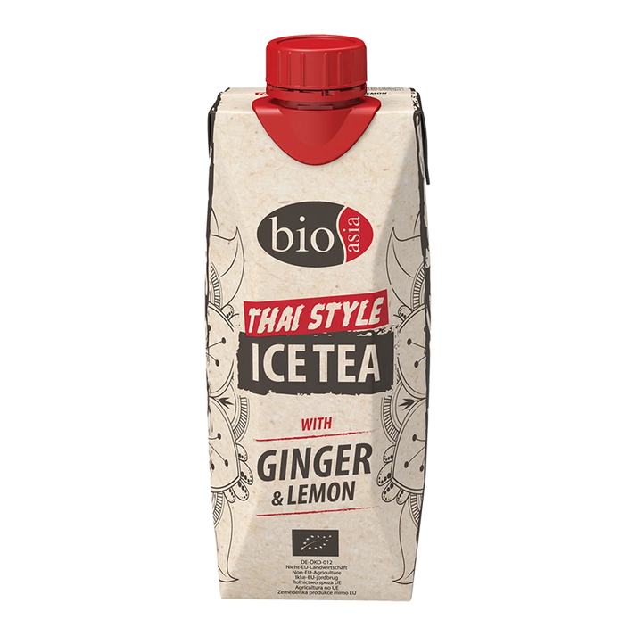 BIOASIA organic iced tea with ginger and lemon 500ML