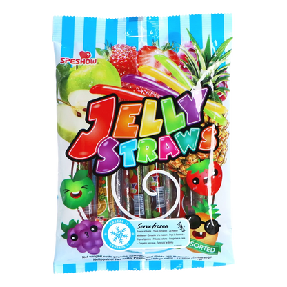 Speshow Geassorteerd Jelly Rietje in Zak 300g
