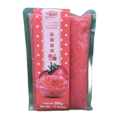 Tapioca Parels Aardbeiensmaak 500G