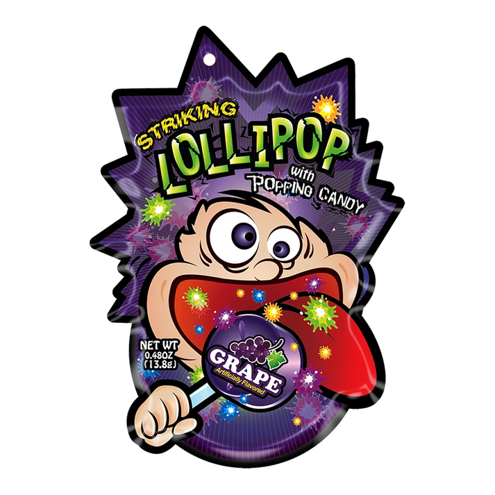 STRIKING Lollipop Popping Candy Grape 13,8G