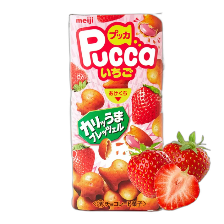 MEIJI Pucca Strawberry 39G