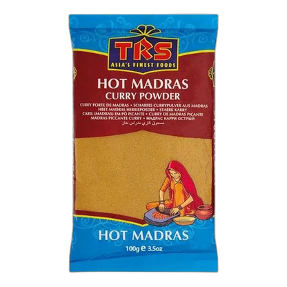 TRS Madras Curry Hot Pulver 100G – Würzig & Aromatisch