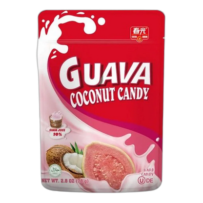 CHUN GUANG Guave Kokossnoepjes – guave-kokossnoepjes 78g