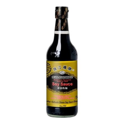 PRB Mushroom Soy Sauce 500ML – Dark soy sauce with mushroom flavor